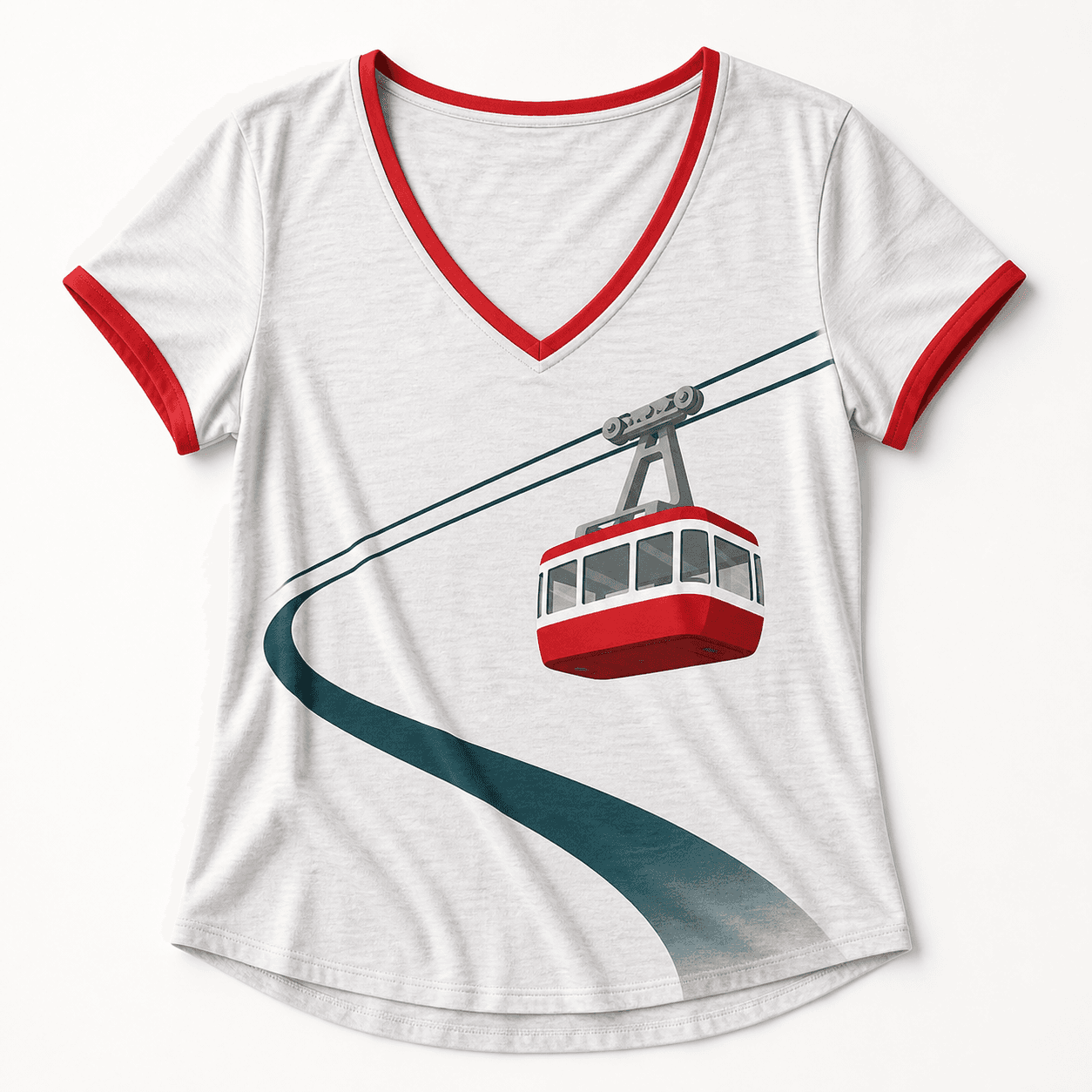 Women's relaxed v-neck t-shirt